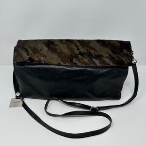 RUDSAK Crossbody/Clutch Leather w/Camo Ponyskin Bag